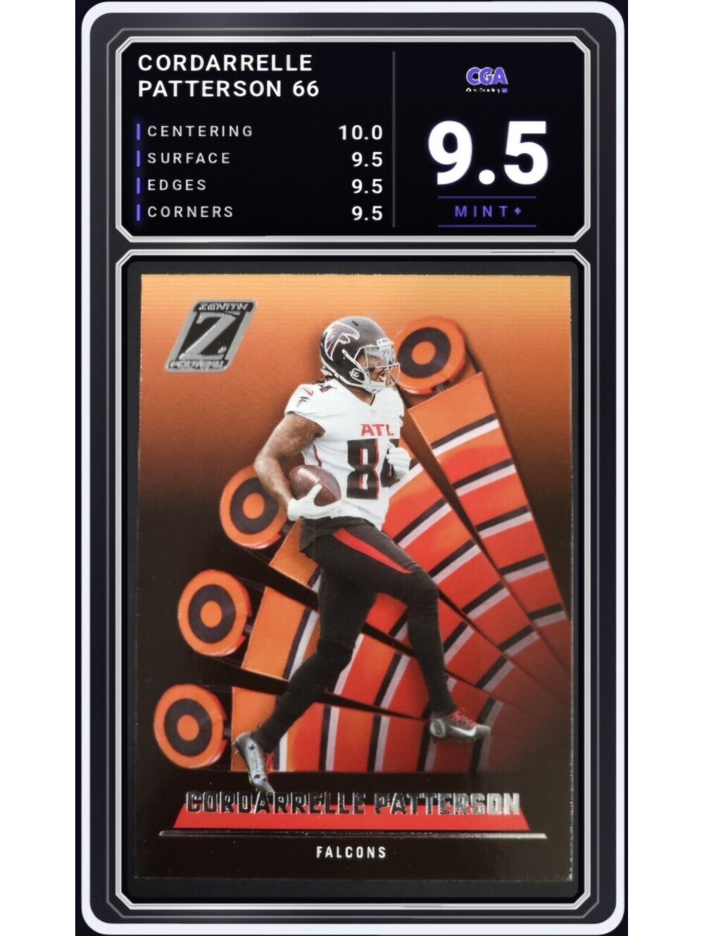 2022 Panini Zenith #66 Cordarrelle Patterson Falcons NFL - CGA 9.5 Digital Grade